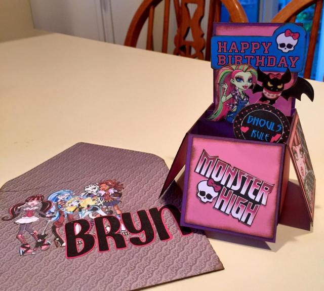 Monster High Box Card
