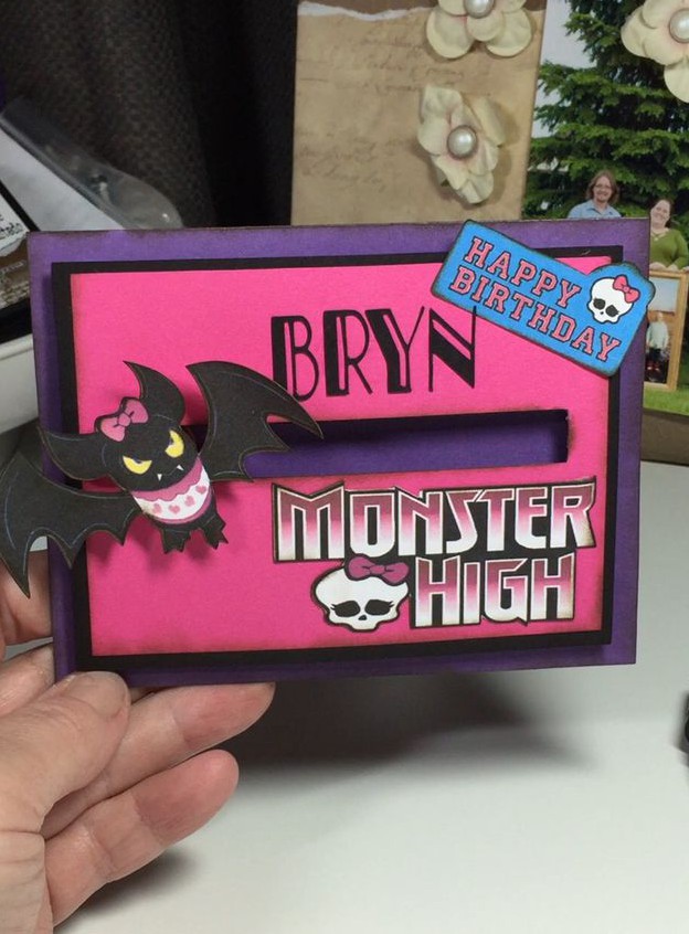 Monster High Spinner Card