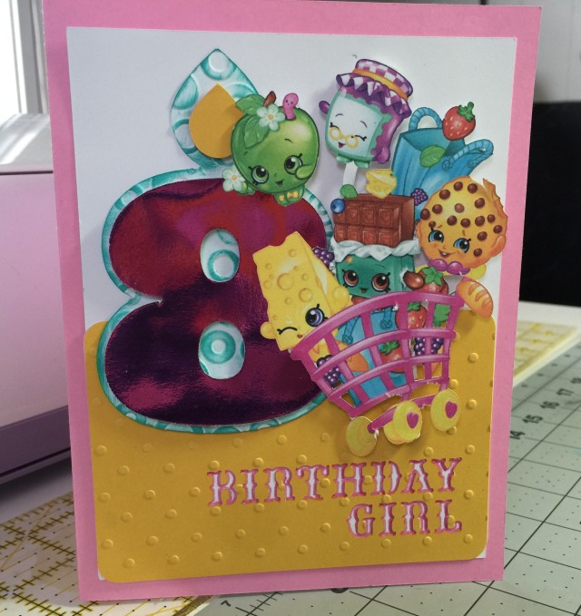Shopkins Birthday Card
